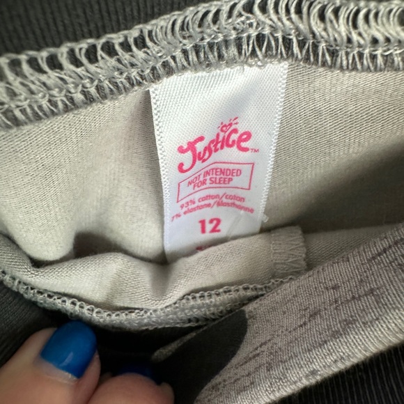 NWOT Justice girls camouflage full length leggings, stretchy pants size 12 - Picture 4 of 6